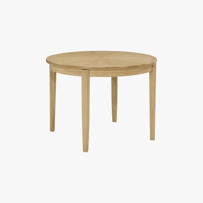 Furniture Village Nathan - Shades Sunburst Top Round Dining Table on Legs