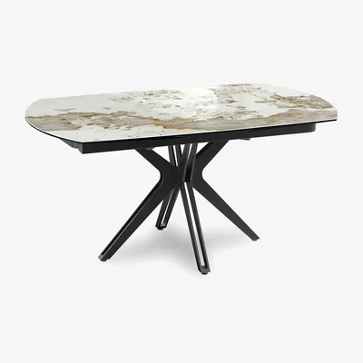 Furniture Village Jose Swivel Extending Dining Table - 240-cm