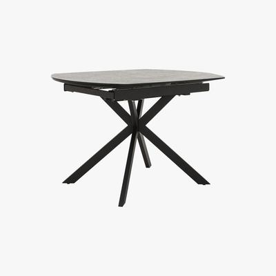 Furniture Village Diego Round Extending Dining Table - Grey