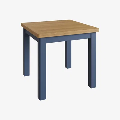 Furniture123 Navy & Oak Extendable Dining Table - Pegasus