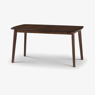Furniture123 Extendable Walnut Finish Dining Table - Seats 6 - Julian Bowen Kensington