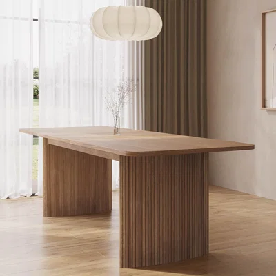 Furniture123 Large Light Oak Extendable Dining Table - Seats 6-8 - Jarel