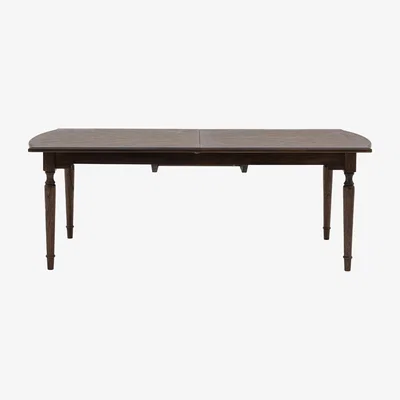 Furniture123 Large extendable Dark wood dining table seats 12-Madie