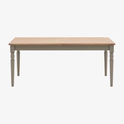 Furniture123 Eton Extendable Dining Table Sage Green- Seats 10 Caspian House