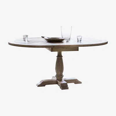 Furniture123 Round Extendable Dining Table - Caspian House
