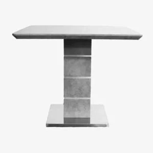Furniture123 Square Dining Table in Grey Concrete Effect - Etan