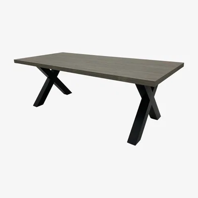 Furniture123 220 Dining Table Grey - Kobe
