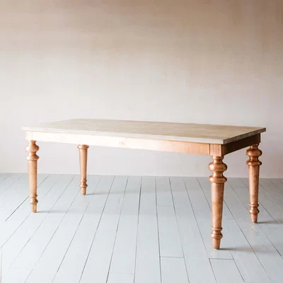 Graham & Green Dining Table with Copper Legs