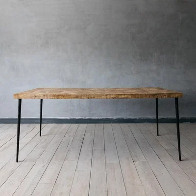 Graham & Green Amaliah Chevron Dining Table