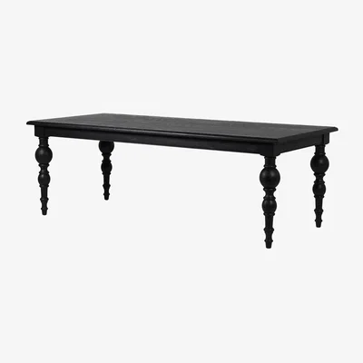 Graham & Green Quentin Black Dining Table