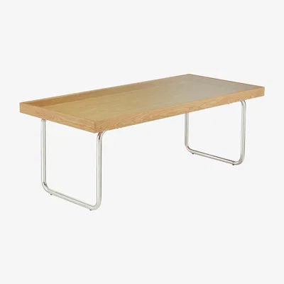 Habitat Habitat 60 Acciaio Oak and Glass 6 - 8 Seater Dining Table