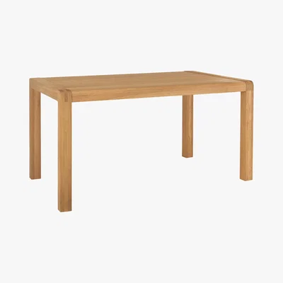 Habitat Habitat Radius Solid Oak 6 Seater Dining Table