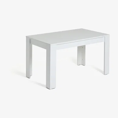 Habitat Habitat Miami Gloss 4 Seater Dining Table - White
