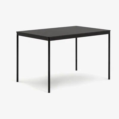 Habitat Habitat Stella Metal 6 Seater Dining Table - Black