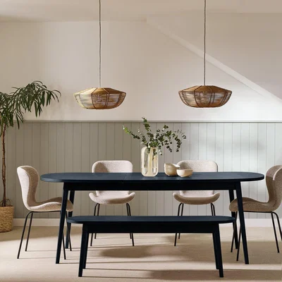 Habitat Habitat Etta Extending 6 - 8 Seater Dining Table - Black