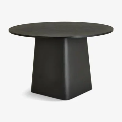 Habitat Habitat Arelo Round 4 Seater Dining Table - Black