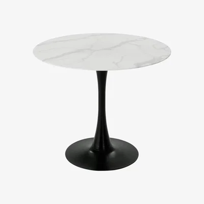 Habitat Habitat Tulip Marble Effect 4 Seater Dining Table