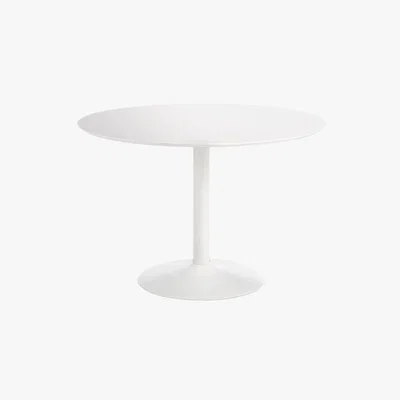 Habitat LANCE 4 seater white round dining table