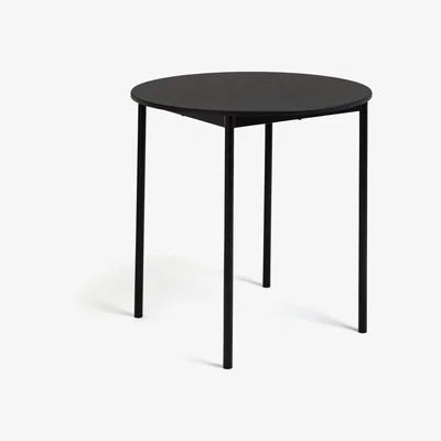 Habitat Habitat Stella Metal 2 Seater Dining Table - Black