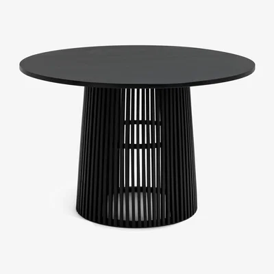 Habitat Habitat Jericho Solid Wood 4 Seater Dining Table - Black
