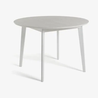 Habitat Habitat Skandi Veneer 4 Seater Round Table - White Oak