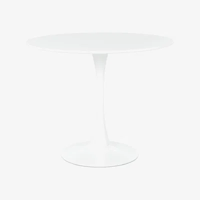 Habitat Habitat Tulip 4 Seater Round Dining Table - White