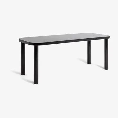 Habitat Habitat Astrid Dining Table - Black Gloss