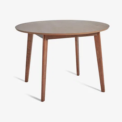 Habitat Habitat Skandi Oak Veneer Round 4 Seater Table - Walnut