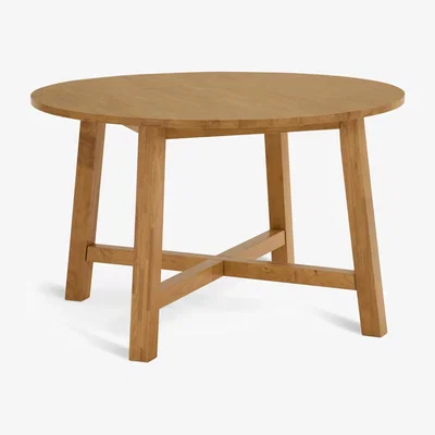 Habitat Habitat Trieste Round 4 Seater Dining Table - Oak