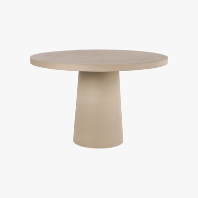 Habitat Tico 4-6 Seat Round Garden Table, Ecru