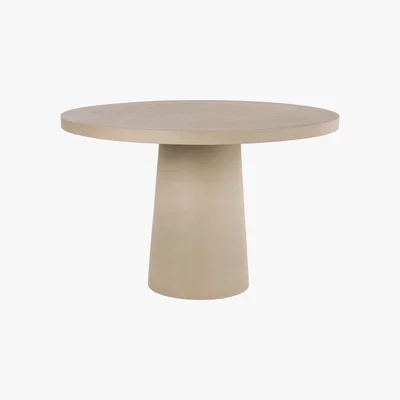 Habitat Tico 4-6 Seat Round Garden Table, Ecru