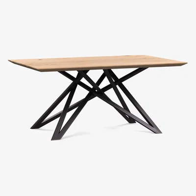 Heal's Heal's Vienna Dining Table 260x90cm Smoked Oiled Oak Straight Edge Not Filled - Heal's UK Furniture