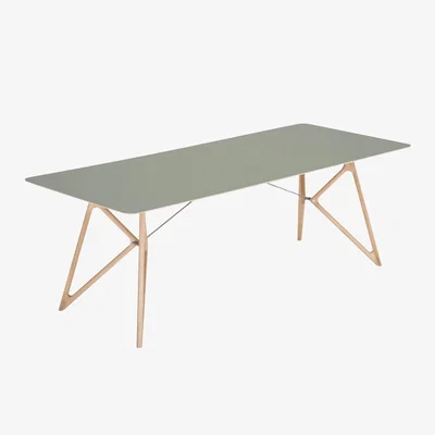 Heal's Gazzda Tink Dining Table Olive 240cm