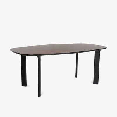 Heal's Fritz Hansen Analog 185CM Dining Table 4 6 Seater Jh63 Walnut - Heal's UK Furniture