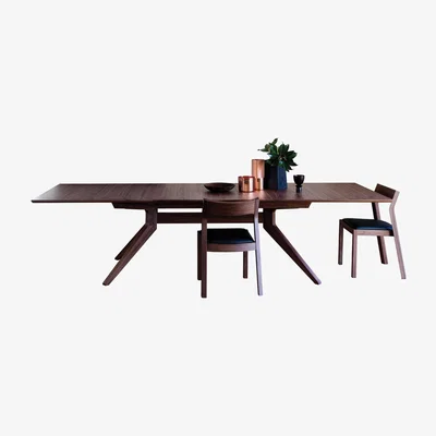 Heal's Case Cross Extending Table Oak - Heal's UK Furniture