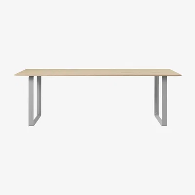 Heal's Muuto 70/70 Table Large Oak and Black  missing imagery - Heal's UK Furniture