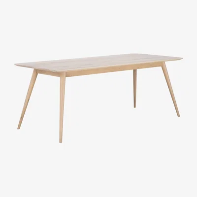 Heal's Gazzda Stafa Dining Table Dark Olive Linoleum 220x90x75cm - Heal's UK Furniture
