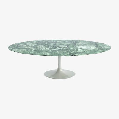 Heal's Knoll Saarinen Dining Table with White Base in Verdi Alpi 244cm