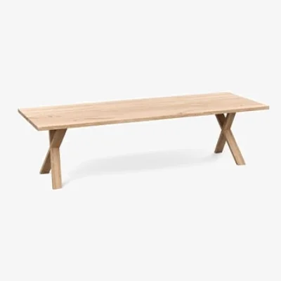 Heal's Heal's Oslo Table 280x90cm White Oak Straight Edge Filled