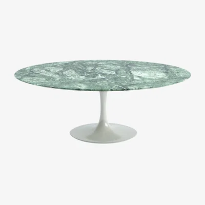 Heal's Knoll Saarinen Extra Large Oval Table White Laminate Top - Heal's UK Furniture