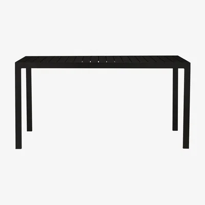 Heal's Case Eos Rectangular Garden Dining Table Black - Heal's UK Outdoor Furniture