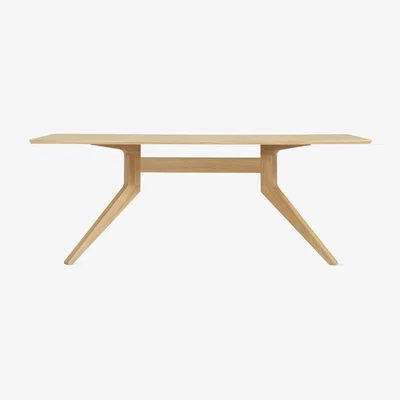 Heal's Case Cross Fixed Dining Table Wenge - Heal's UK Furniture