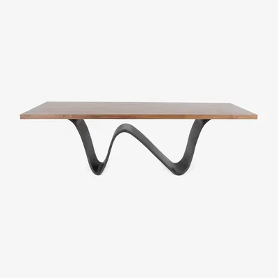 Heal's Riva 1920 Bree E Onda Table 810 Seater Walnut - Heal's UK Furniture