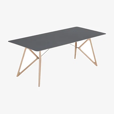Heal's Gazzda Tink Dining Table Nero 200cm