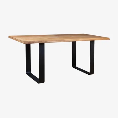 Heal's Heal's Prague Table 200x90cm Natural Oak Straight Edge Filled - Heal's UK Furniture