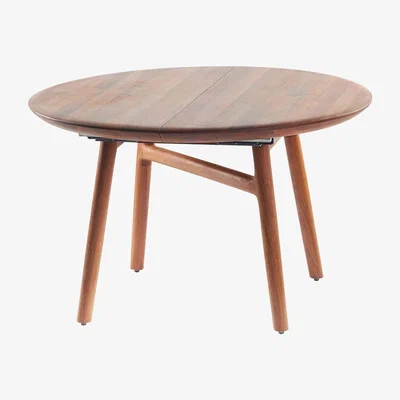 Heal's Artisan Dash Extending Dining Table European Walnut D125cm + 60cm - Heal's UK Furniture