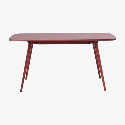 Heal's L.Ercolani Originals Plank Dining Table Vintage Red - Heal's UK Furniture