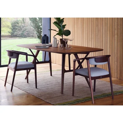 Heal's Heal's Anais Dining Table Walnut - Heal's UK Furniture