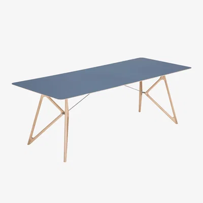 Heal's Gazzda Tink Dining Table Blue 240cm