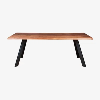 Heal's Heal's Madrid Table 180x90cm Grey Oiled Oak Straight Edge Not Filled - Heal's UK Furniture